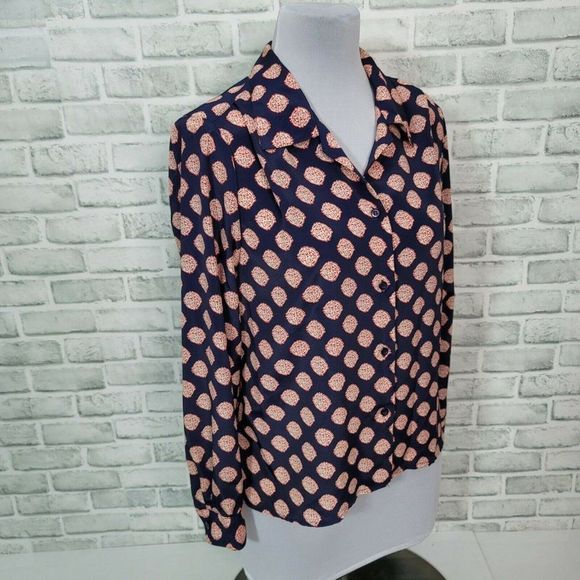 Vintage Worthington Essentials Navy‎ Long Sleeve - Picture 2 of 7